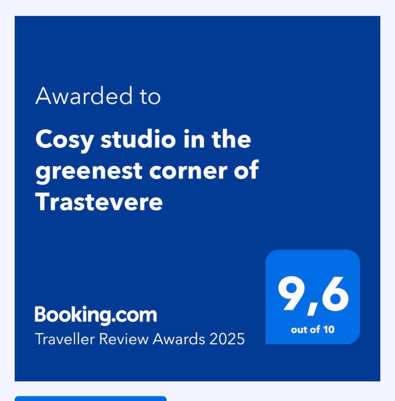 רומא Cosy Studio In The Greenest Corner Of Trastevere מראה חיצוני תמונה